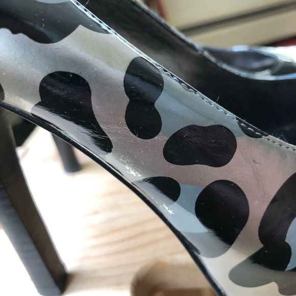 Carlos by Carlos Santana Platonic Patent Leather High Heels Pumps Size 7.5 - Picture 8 of 13